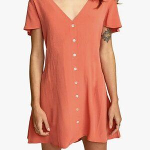 RVCA Salmon Pink Dress – Size Small